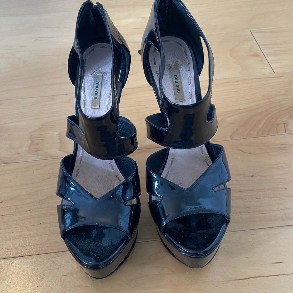 Miu Miu Platform Sandals - image 2